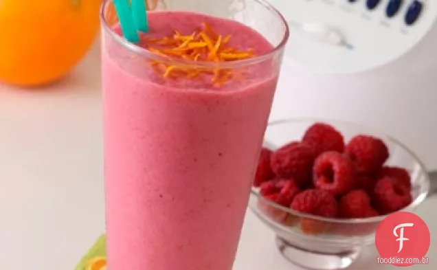 Smoothie De Proteína De Framboesa