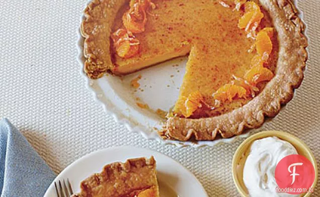 Torta Xadrez Tangerina