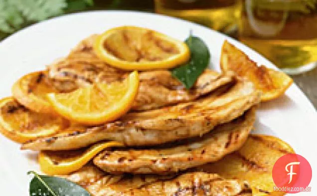 Frango grelhado com laranja azedo Paillards