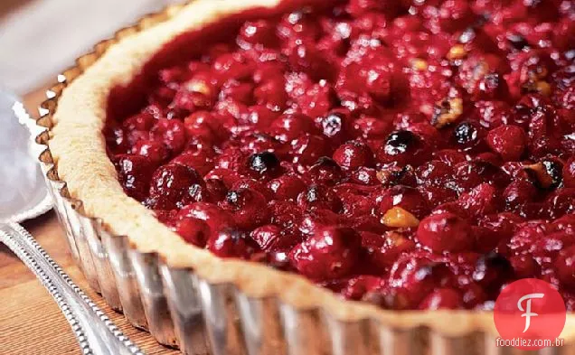 Torta De Cranberry-Laranja