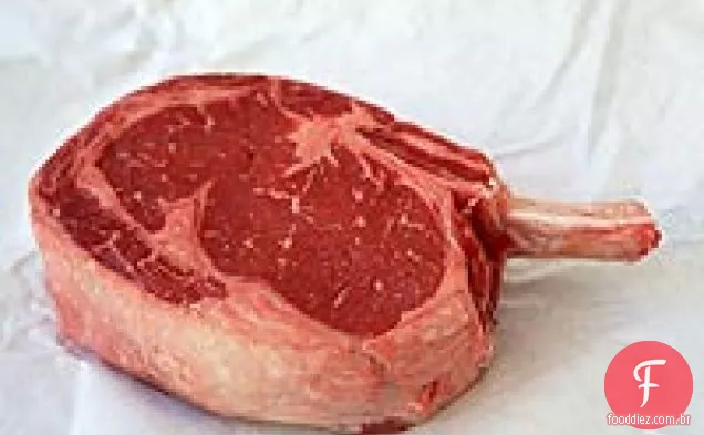 Bife De Cowboy Com Molho Chimichurri