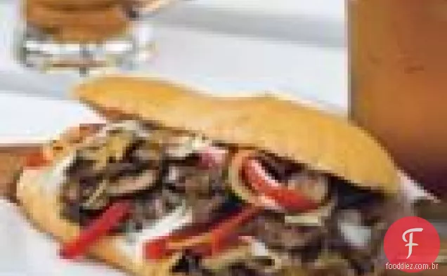Smoky Philly Cheesesteaks