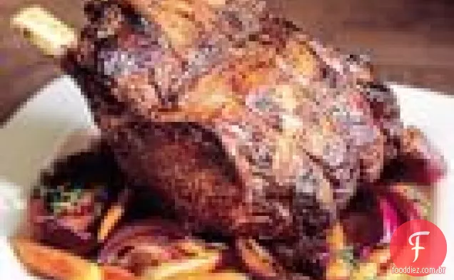 Assado De Costela Em Pé Com Pudim De Yorkshire