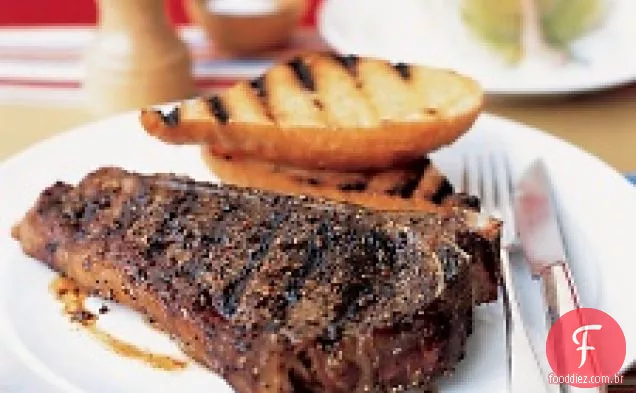 Spice-friccionada Strip Steak