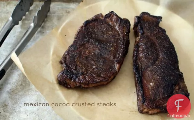Bifes Com Crosta De Cacau Mexicano
