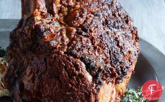Costela em pé assado de carne