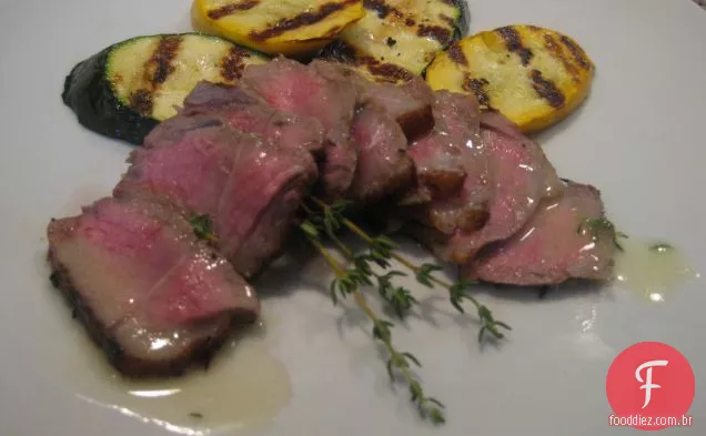 Bifes De Limão Com Manteiga De Tomilho