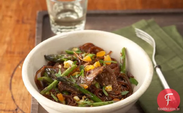 Carne De Tangerina Com Receita De Macarrão De Vidro