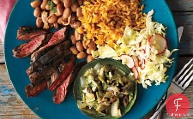 Bife De Saia Grelhado Com Sabor Poblano