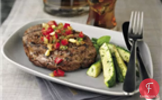 Bifes Blackstrap Com Cebola Caramelizada