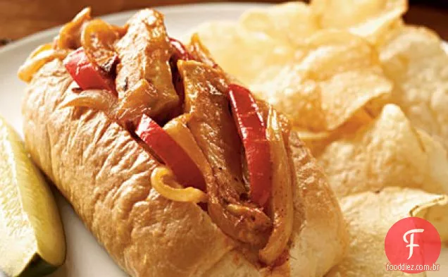 Chipotle Chicken Cheesesteaks