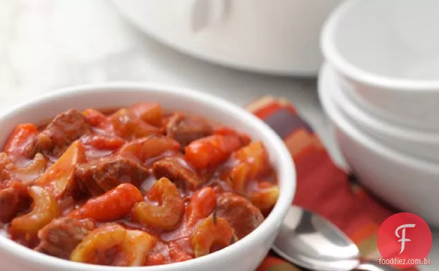 Fogão Lento Ensopado De Carne
