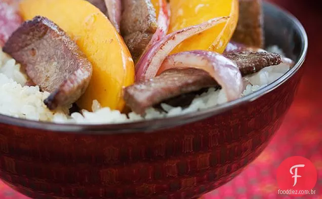 Mexa A Carne Frita E As Nectarinas