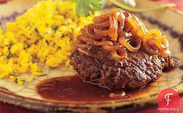 Bife de lombo sufocado com molho Adobo