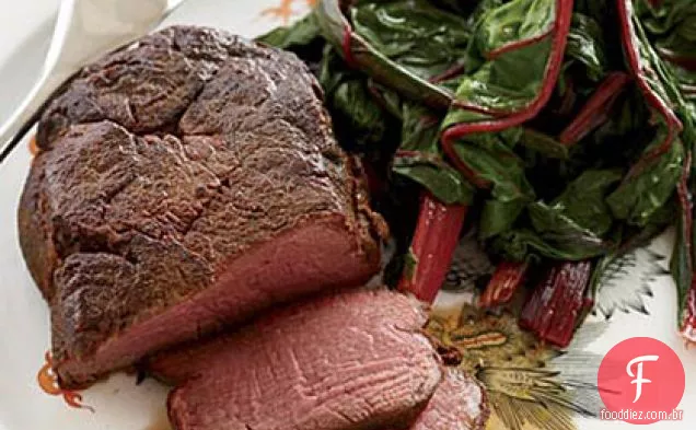 Lombo de carne com especiarias Tailandesas aromáticas