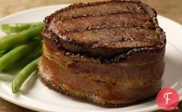 Bacon Embrulhado Filet Mignon