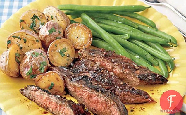 Bife De Flanco Balsâmico-Marinado