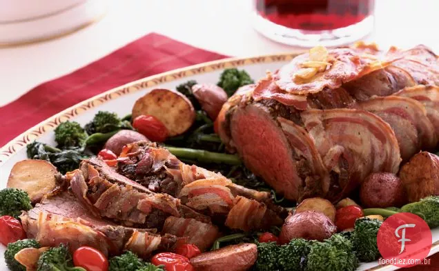 Lombo De Carne Embrulhado Em Pancetta