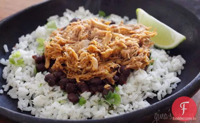 Carne De Porco Barbacoa Doce Cozida Lenta