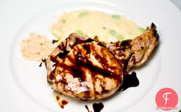 Kuromitsu Porkchop Com Kinako Em Pó