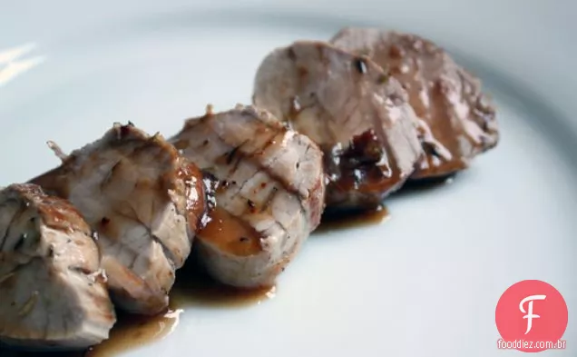 Lombo De Porco Com Esmalte De Maçã