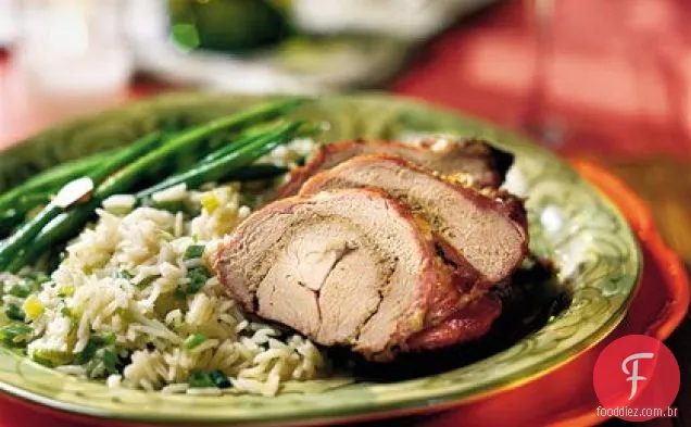 Lombo De Porco Grelhado Com Pesto De Alecrim
