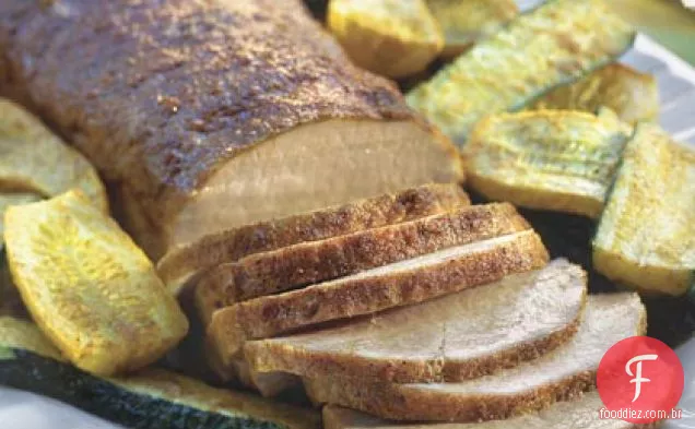 Carne De Porco Assada Com Legumes