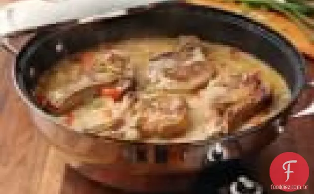 Costeletas De Porco Sufocadas