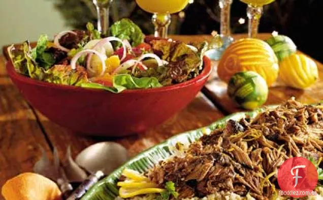 Carne De Porco Assada Lentamente