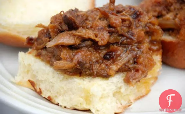 Pêra E Cebola Doce Puxaram Carne De Porco