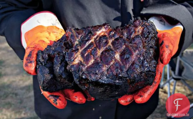 Competição de Brett Schreyer puxou carne de porco