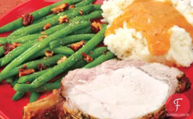 Lombo De Porco Com Crosta De Ervas