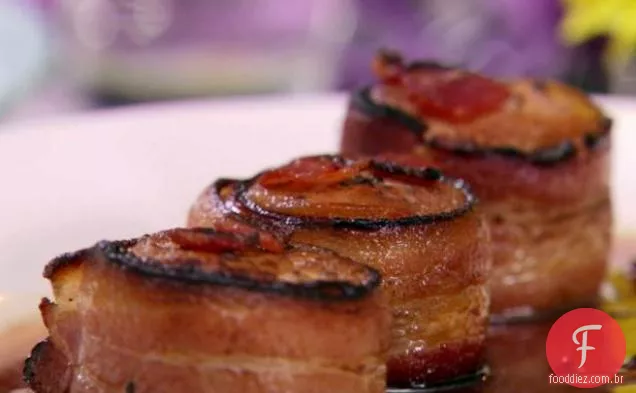 Lombo de porco com molho Pinot Noir