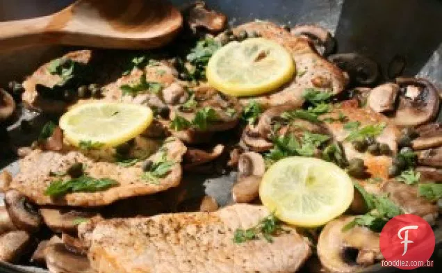 Porco Limão Com Cogumelos