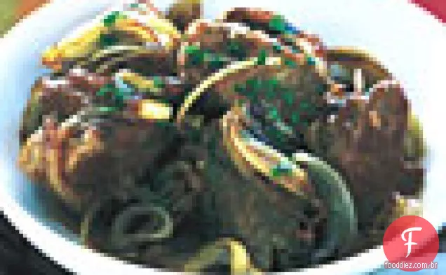Carne de porco assada com molho Mojo