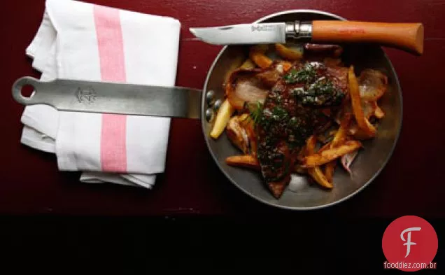 Foie de Veau En Persillade Avec Pommes de Terre (fígado de bezerro W