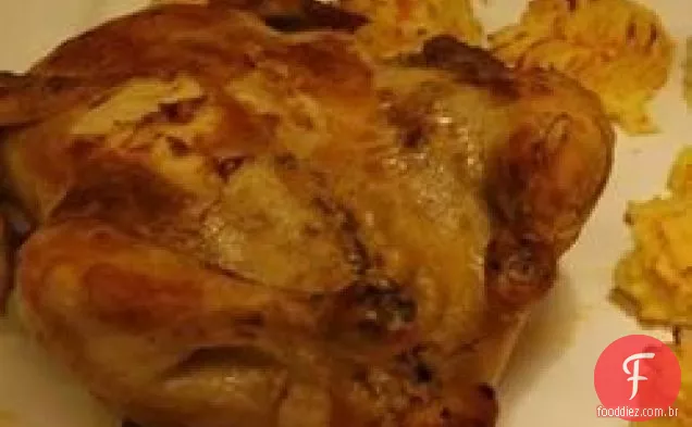 Patê e Frango Assado Recheado com pistache
