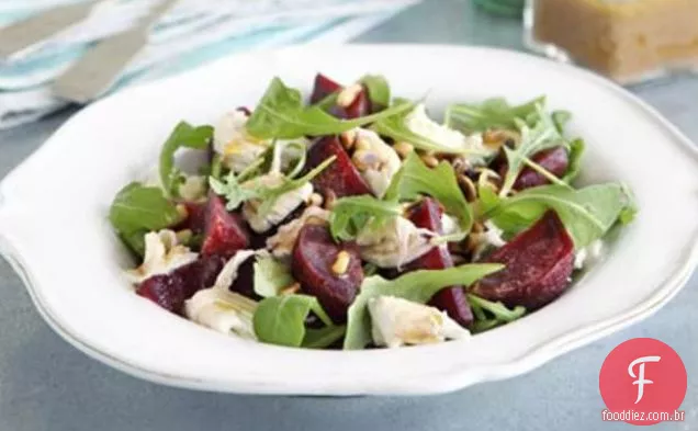 Salada De Mussarela, Beterraba E Rúcula