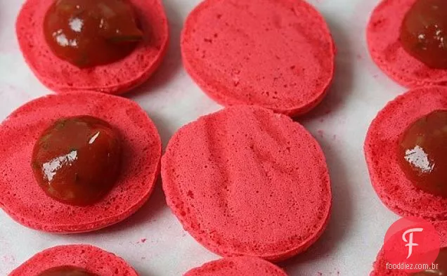 Ketchup Macarons