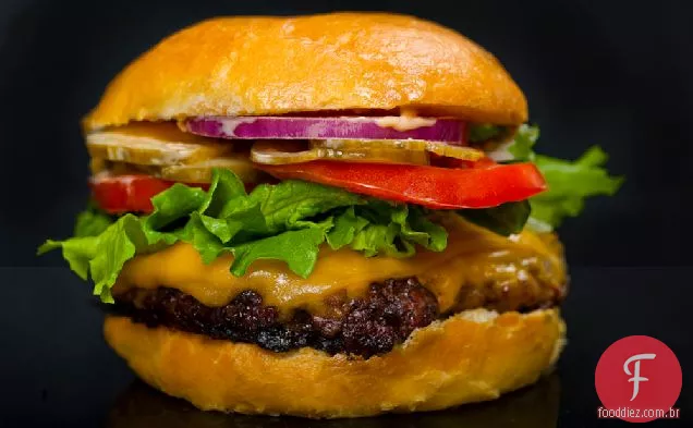 Receita de Cheeseburger totalmente Americana