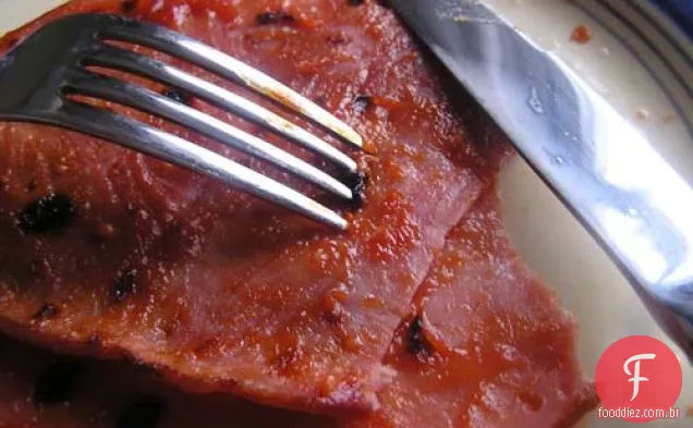 Jantar Esta Noite: Bifes De Presunto Grelhados
