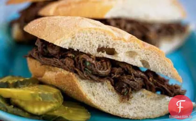 Sanduíches De Carne De Churrasco