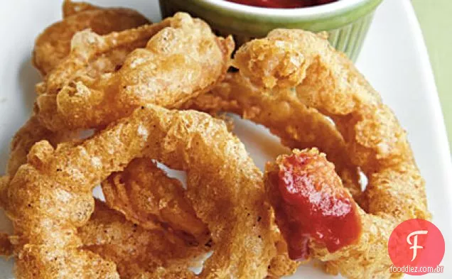 Anéis De Cebola Estilo Restaurante