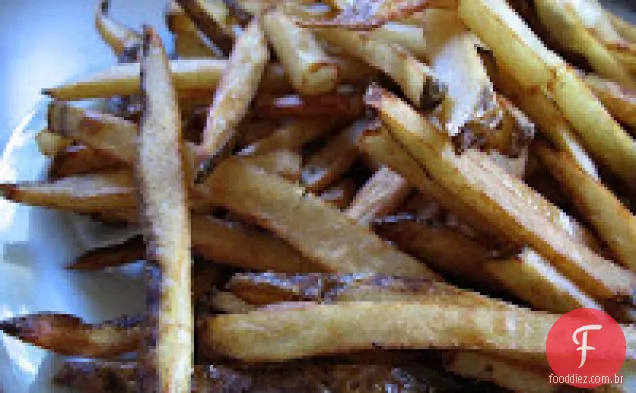 Batatas fritas estilo restaurante