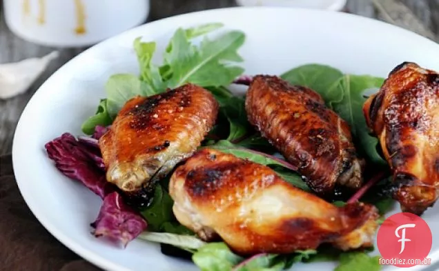 Asas De Frango Assadas No Forno Com Molho Doce Para Churrasco