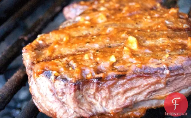 Alho Verde Chile Molho Para Churrasco