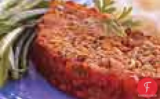 Pão De Carne De Cebola Vermelha