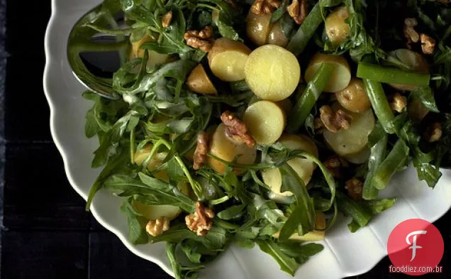 Salada De Rúcula, Batata E Feijão Verde