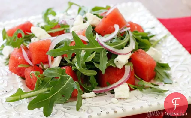 Rúcula De Melancia E Salada Feta
