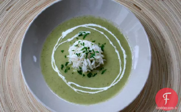 Creme De Sopa De Aipo Com Arroz